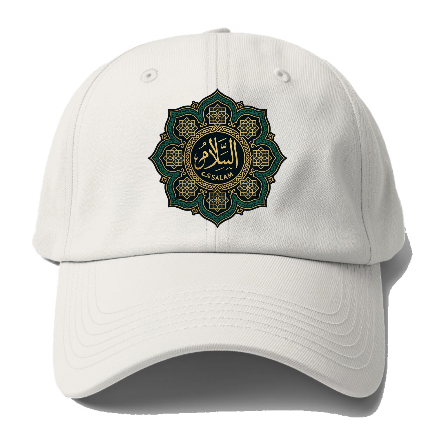 As-Salam Mandala - Baseball Cap - Off White