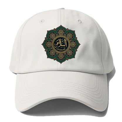 As-Salam Mandala - Baseball Cap - Off White