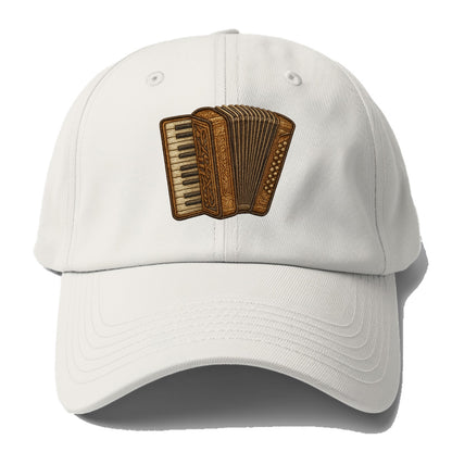 Accordion  - Baseball Cap For Big Heads - Off White