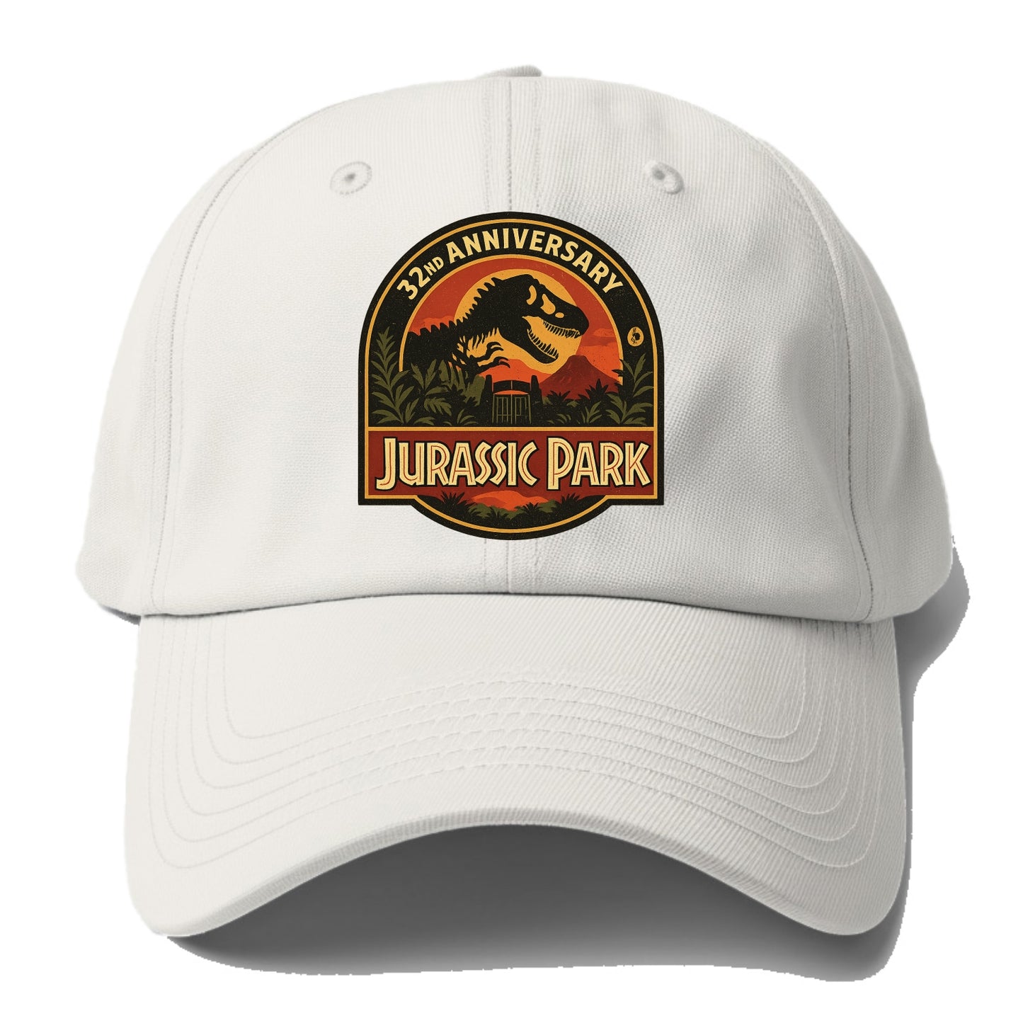 Jurassic Park 32nd Anniversary - Baseball Cap For Big Heads - Off White