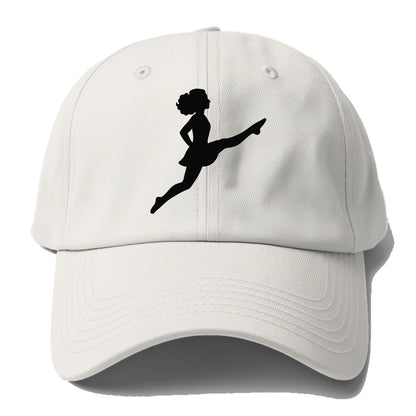 Irish step dancer Riverdance leap - Baseball Cap For Big Heads - Off White