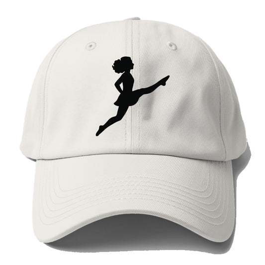 Irish step dancer Riverdance leap - Baseball Cap For Big Heads - Off White