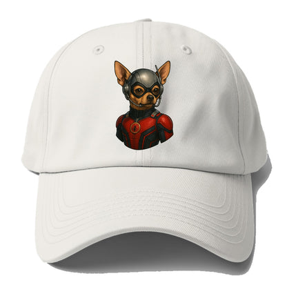 Chihuahua Ant-Man  - Baseball Cap For Big Heads - Off White