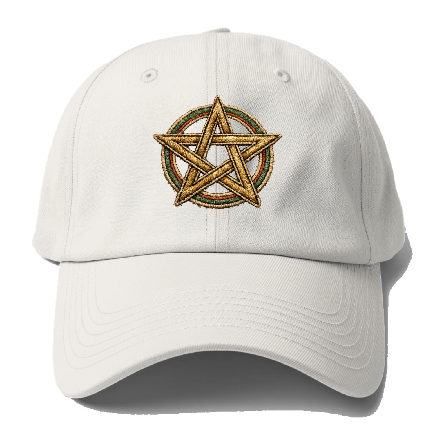 Pentacle Knot - Baseball Cap - Off White
