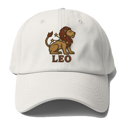 Leo Lion  - Baseball Cap - Off White