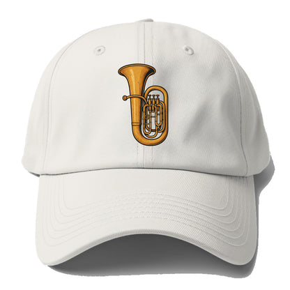 Tuba with large brass bell - Baseball Cap For Big Heads - Off White