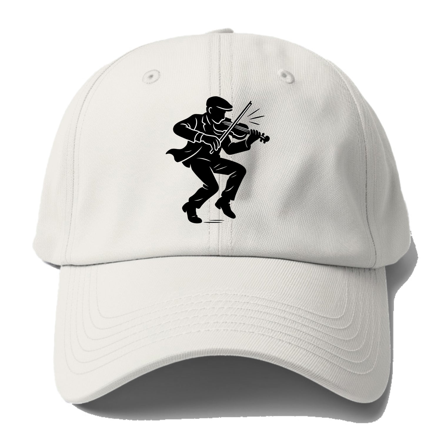 Irish folk musician traditional jig - Baseball Cap For Big Heads - Off White