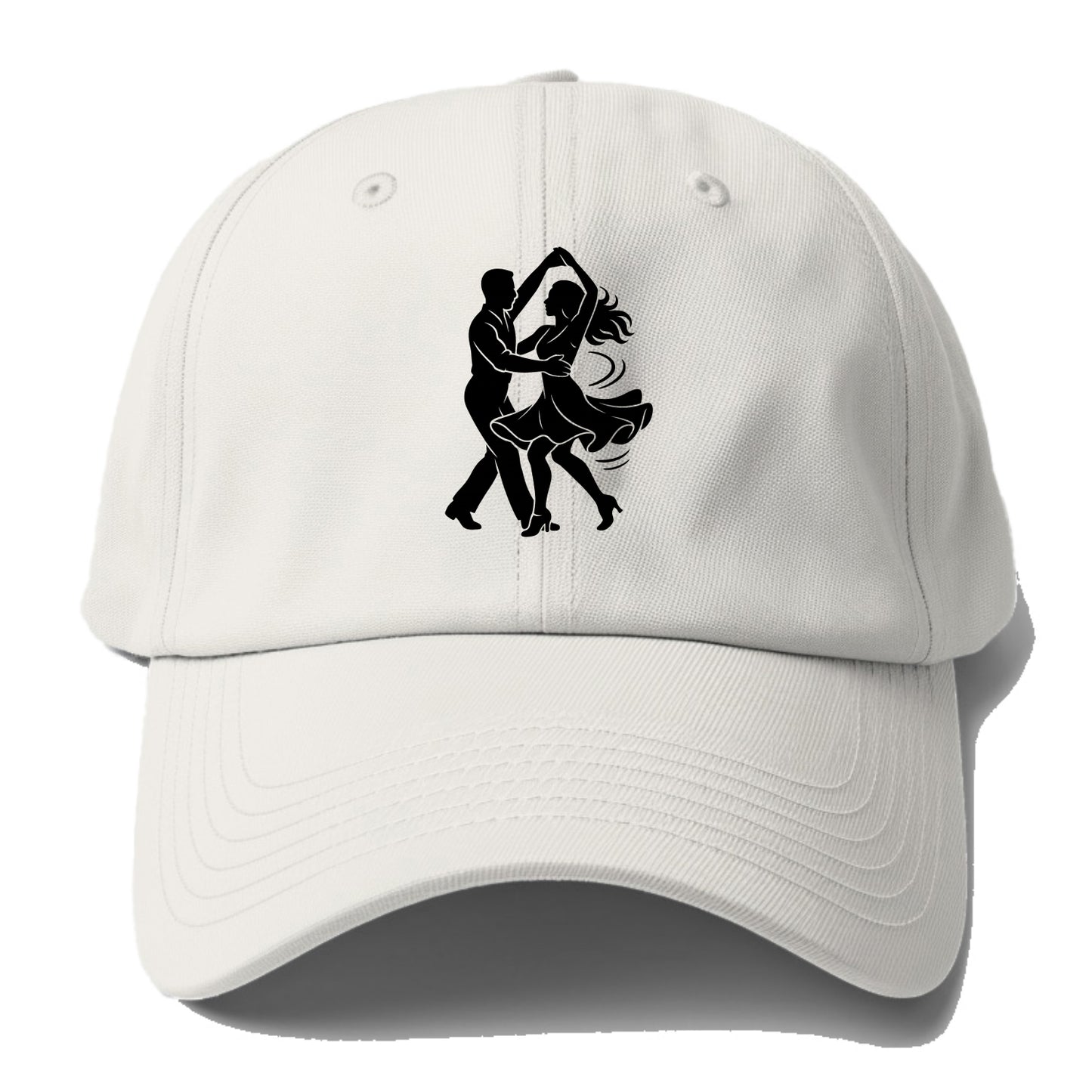 Salsa dancers spinning turn - Baseball Cap - Off White