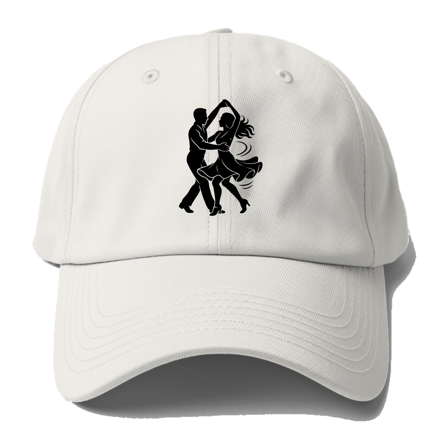 Salsa dancers spinning turn - Baseball Cap - Off White