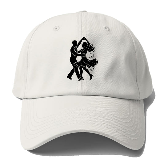 Salsa dancers spinning turn - Baseball Cap - Off White