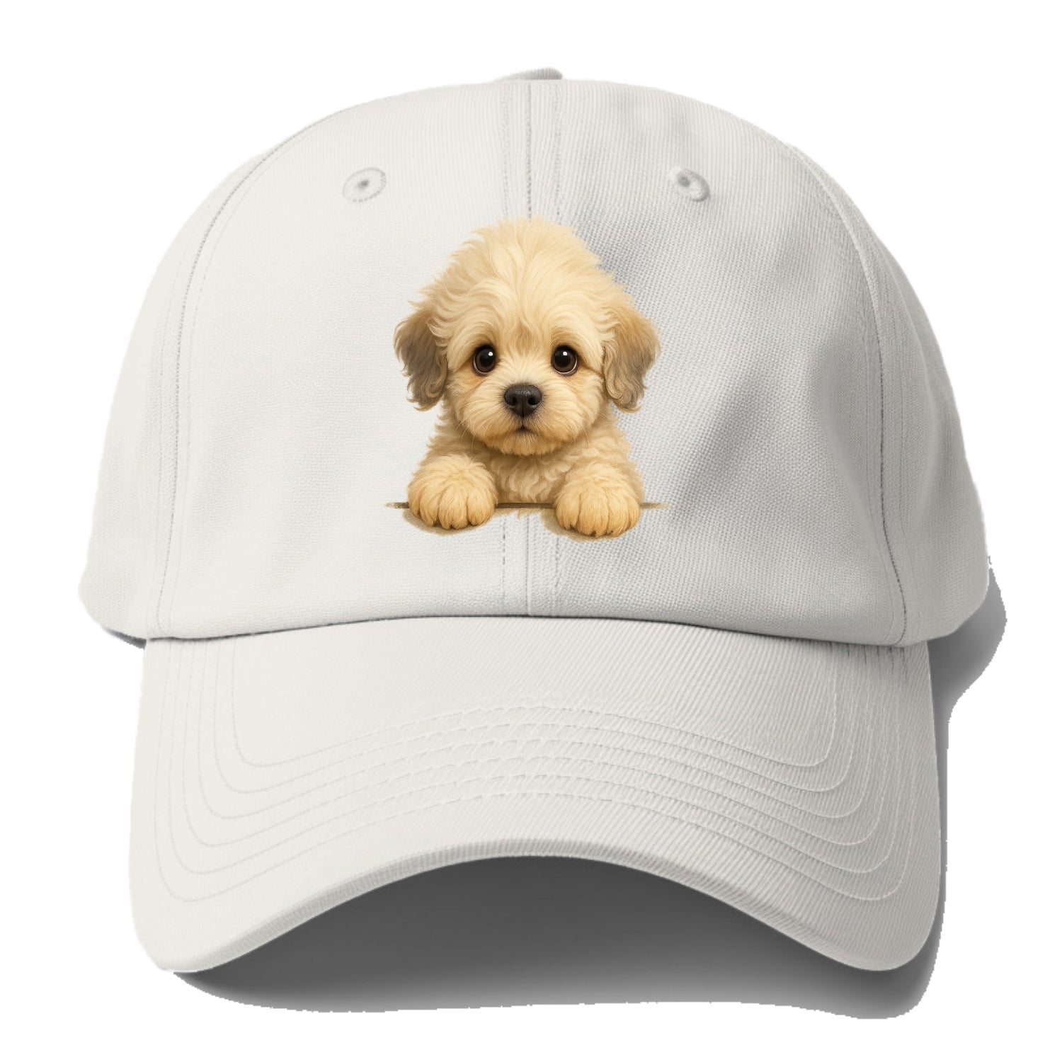 Dandie Dinmont Terrier  - Baseball Cap - Off White