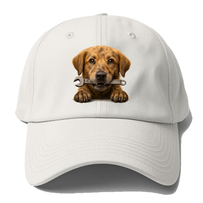 Mechanic Dog  - Baseball Cap - Off White