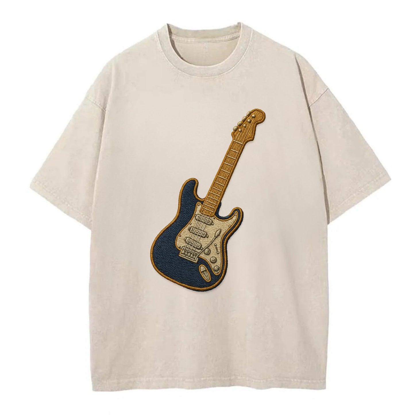 Electric Guitar  - Vintage T-shirt - Off White
