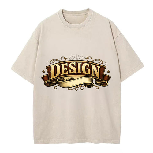 Bold typography design - DESIGN - intentional creation, aesthetic planning - Vintage T-shirt