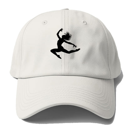 Contemporary dancer leap mid-air - Baseball Cap For Big Heads - Off White