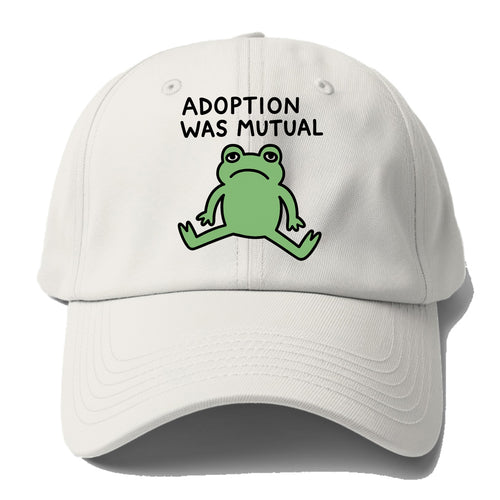ADOPTION WAS MUTUAL | Animal choosing human - Baseball Cap For Big Heads