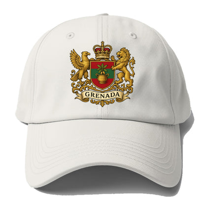 Grenada Heritage Badge  - Baseball Cap - Off White