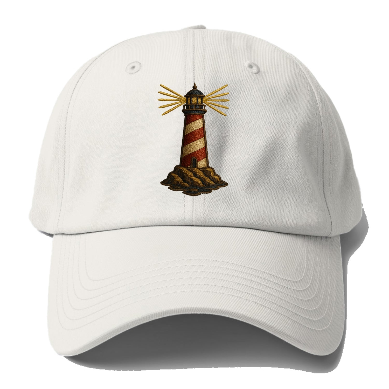 Lighthouse  - Baseball Cap - Off White