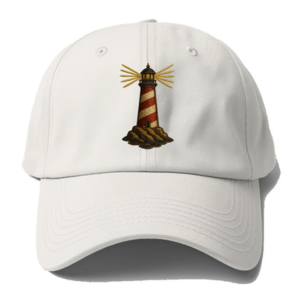 Lighthouse  - Baseball Cap - Off White