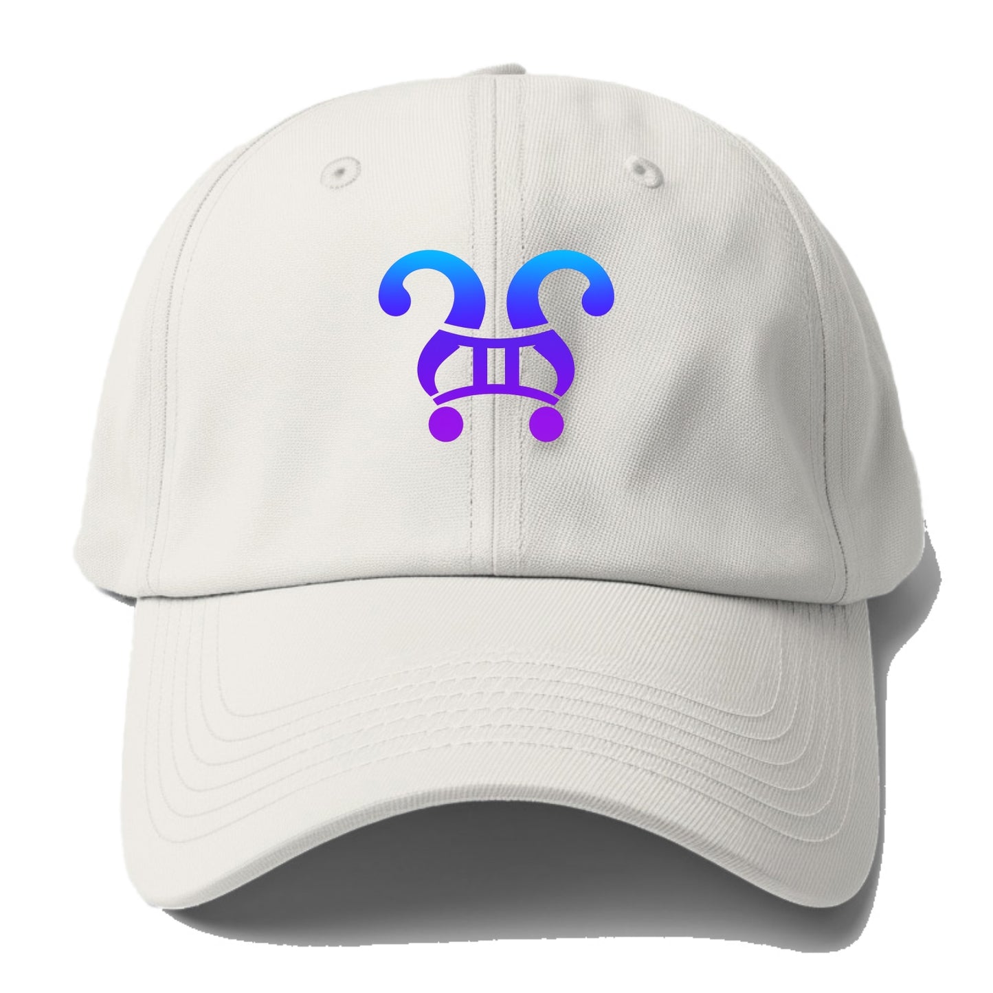 CURIOUS TWINS | Twin question marks | Endless curiosity | Seeking - Baseball Cap For Big Heads - Off White