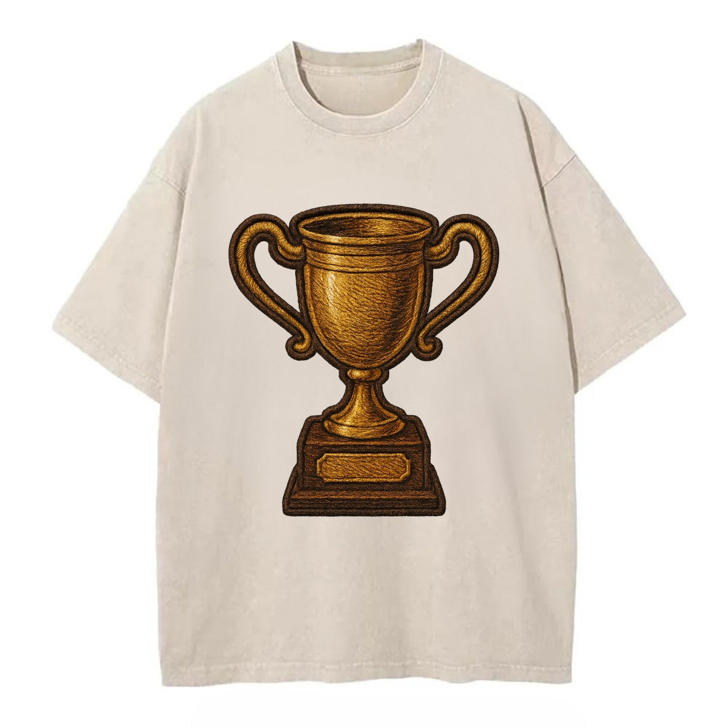 Trophy Cup  - Vintage T-shirt - Off White