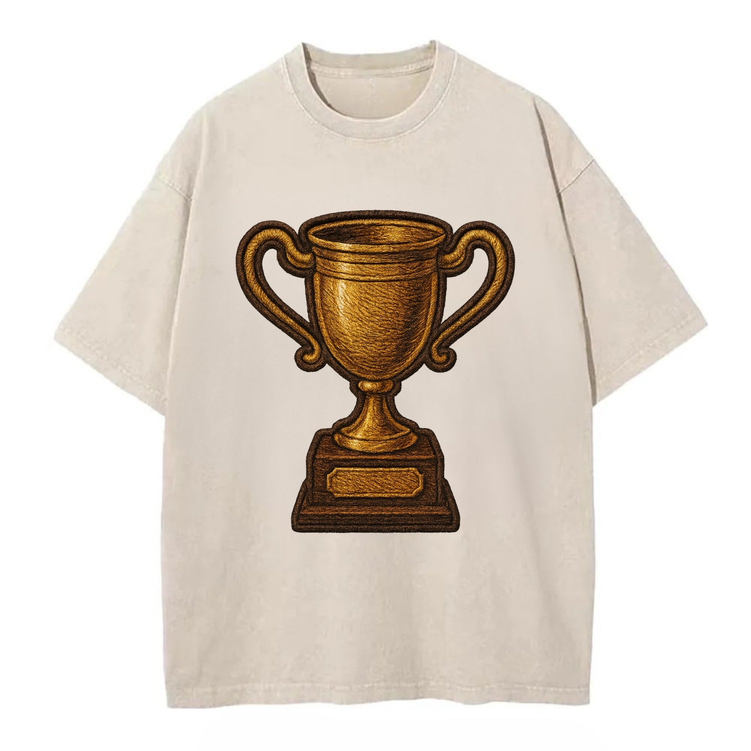 Trophy Cup  - Vintage T-shirt - Off White