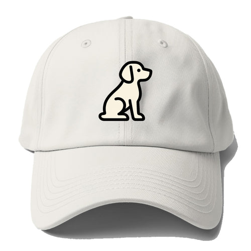 Beagle - Modern minimal sitting pose wit - Baseball Cap