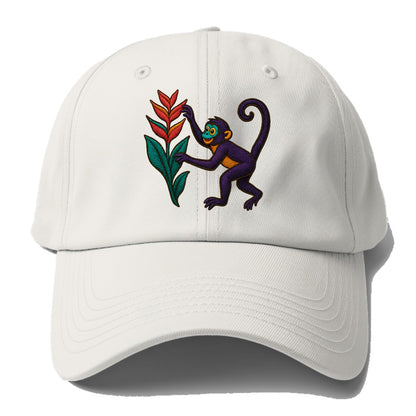 Spider Monkey - Baseball Cap - Off White