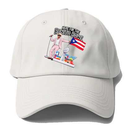 Here For The Bento Bowl - Baseball Cap - Off White