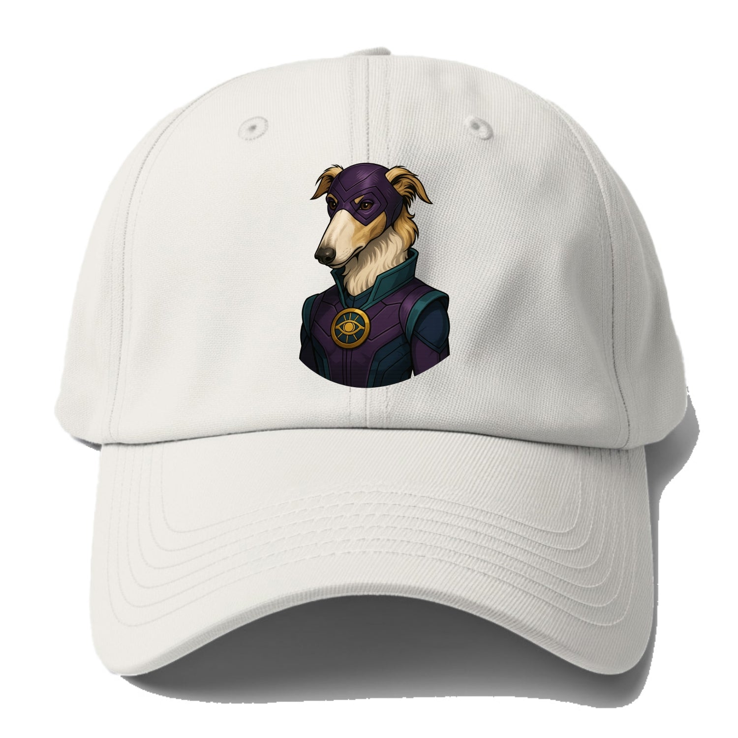 Borzoi Mystic Hero  - Baseball Cap - Off White