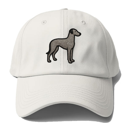 Scottish Deerhound - Trendy hound silhou - Baseball Cap - Off White