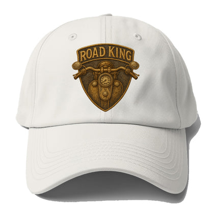 Road King  - Baseball Cap For Big Heads - Off White