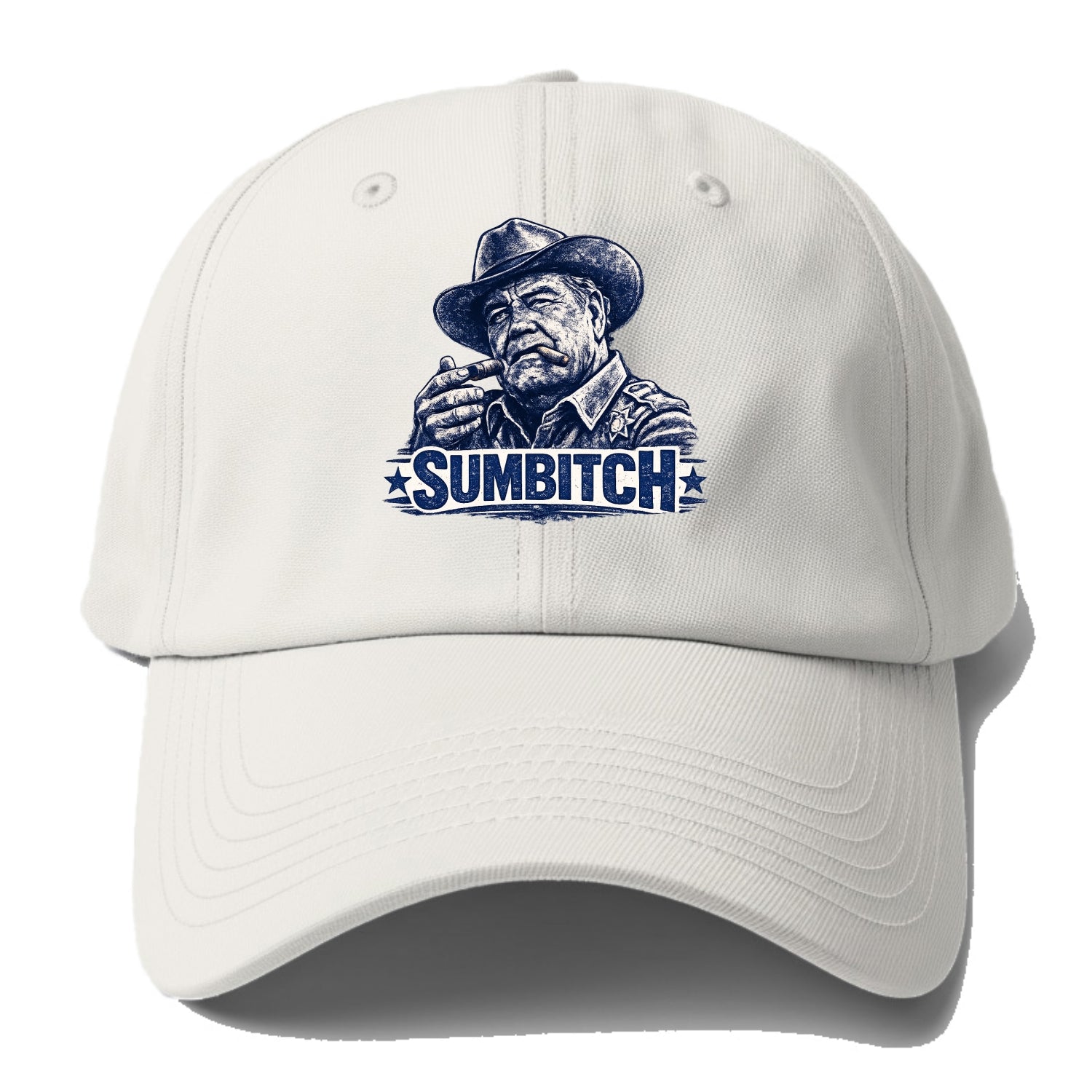 Sumbitch - Baseball Cap For Big Heads - Off White