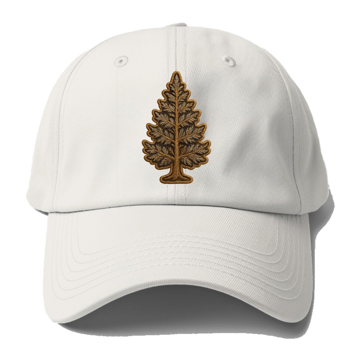 Pine Tree  - Baseball Cap - Off White