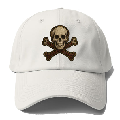 Jolly Roger  - Baseball Cap For Big Heads - Off White