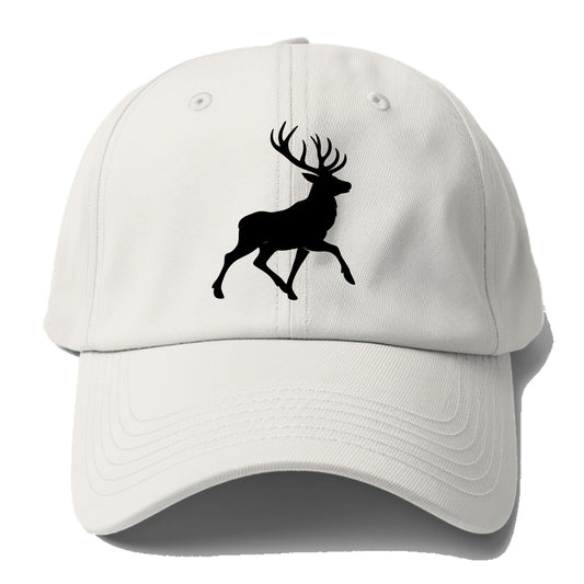 Deer with majestic antlers - Baseball Cap For Big Heads - Off White