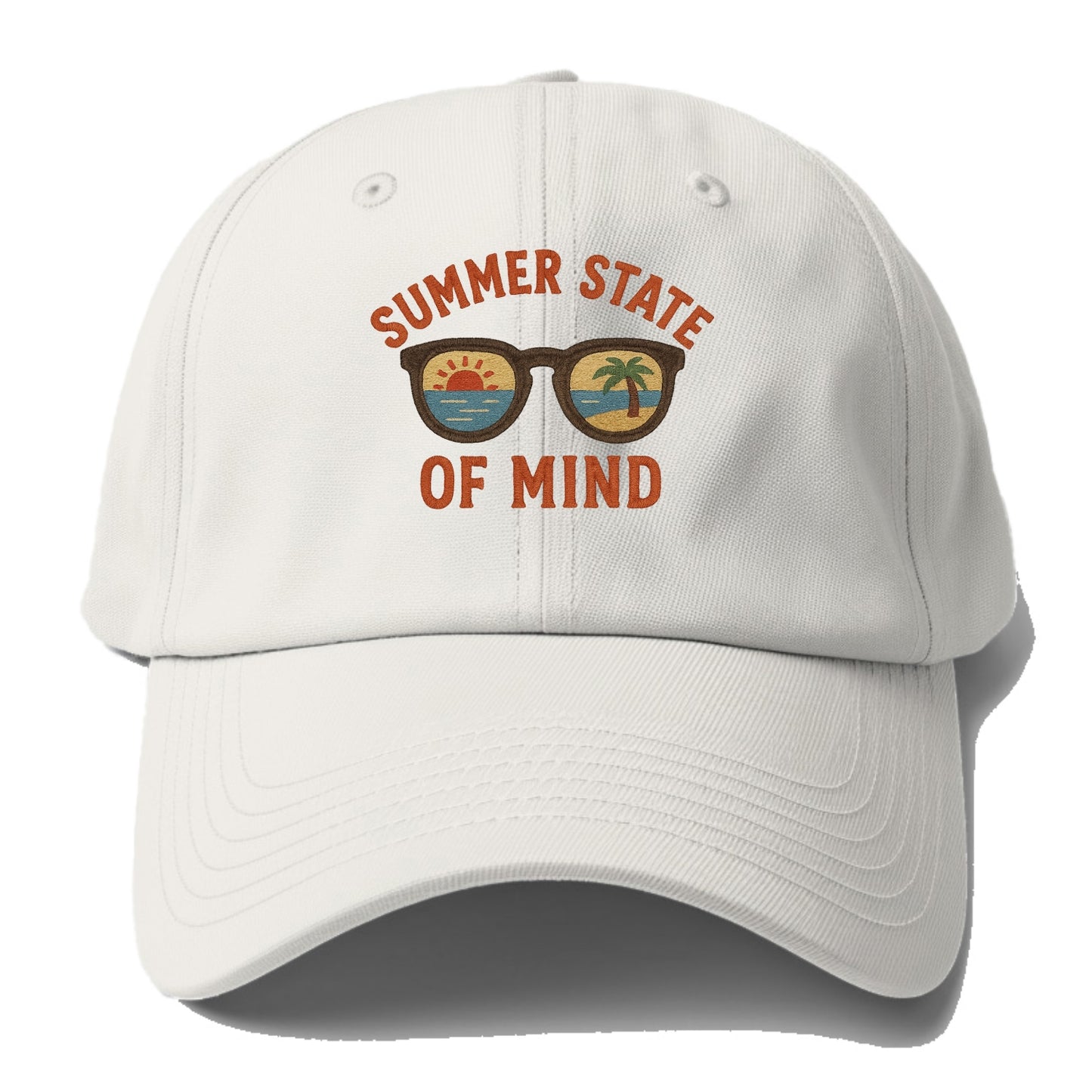 Summer State Of Mind  - Baseball Cap - Off White