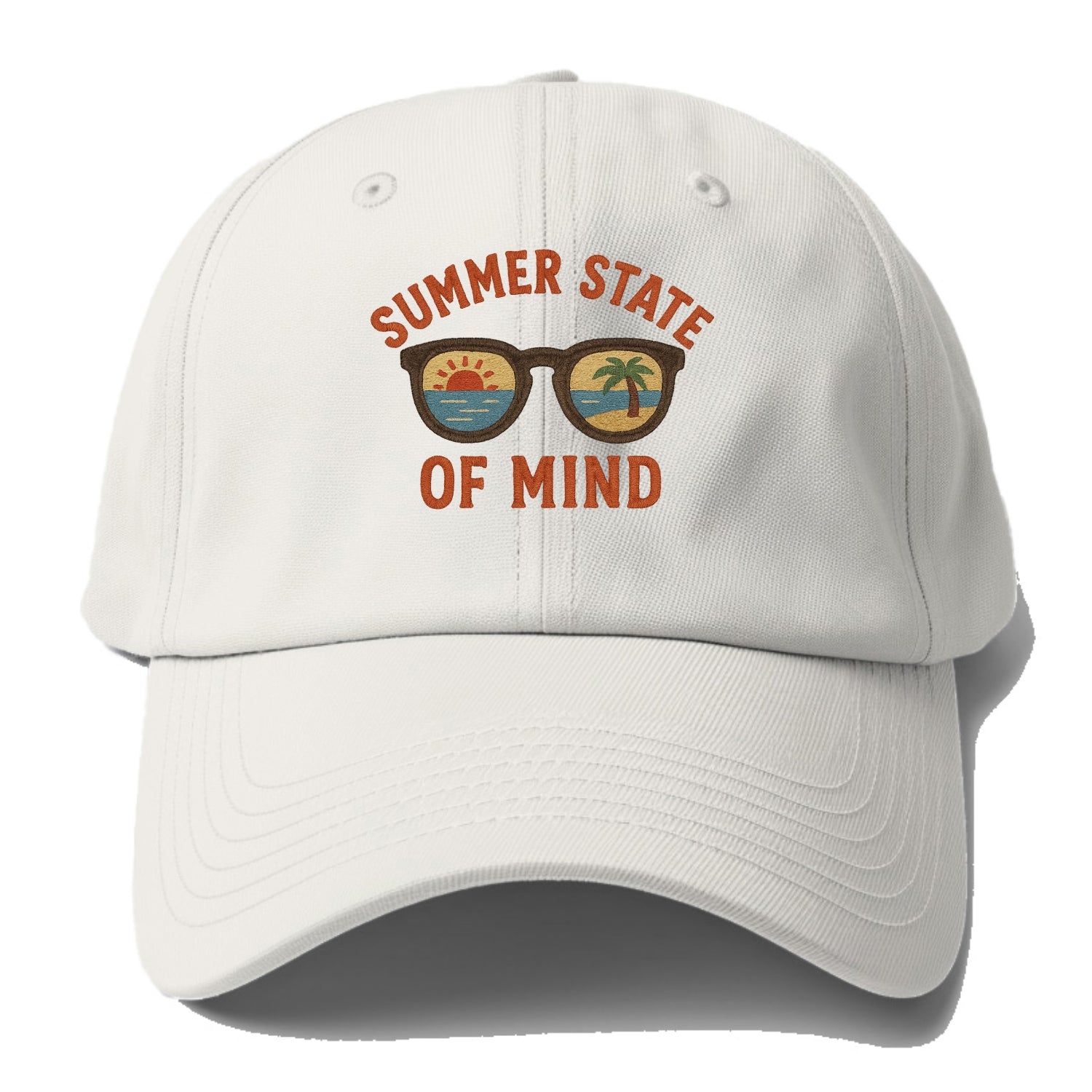 Summer State Of Mind  - Baseball Cap - Off White