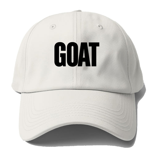 Bold typography design - GOAT - greatest of all time - Baseball Cap For Big Heads