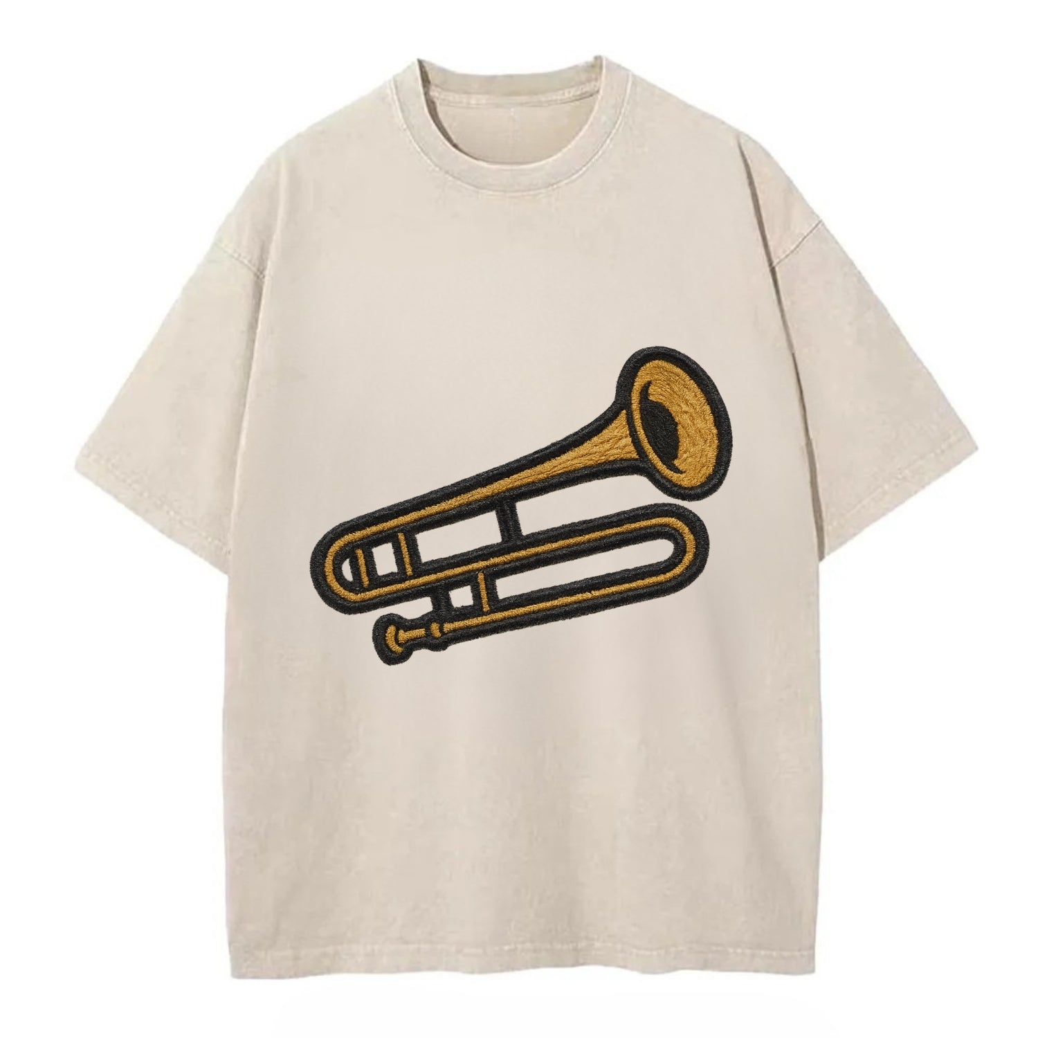 Trombone  - Vintage T-shirt - Off White