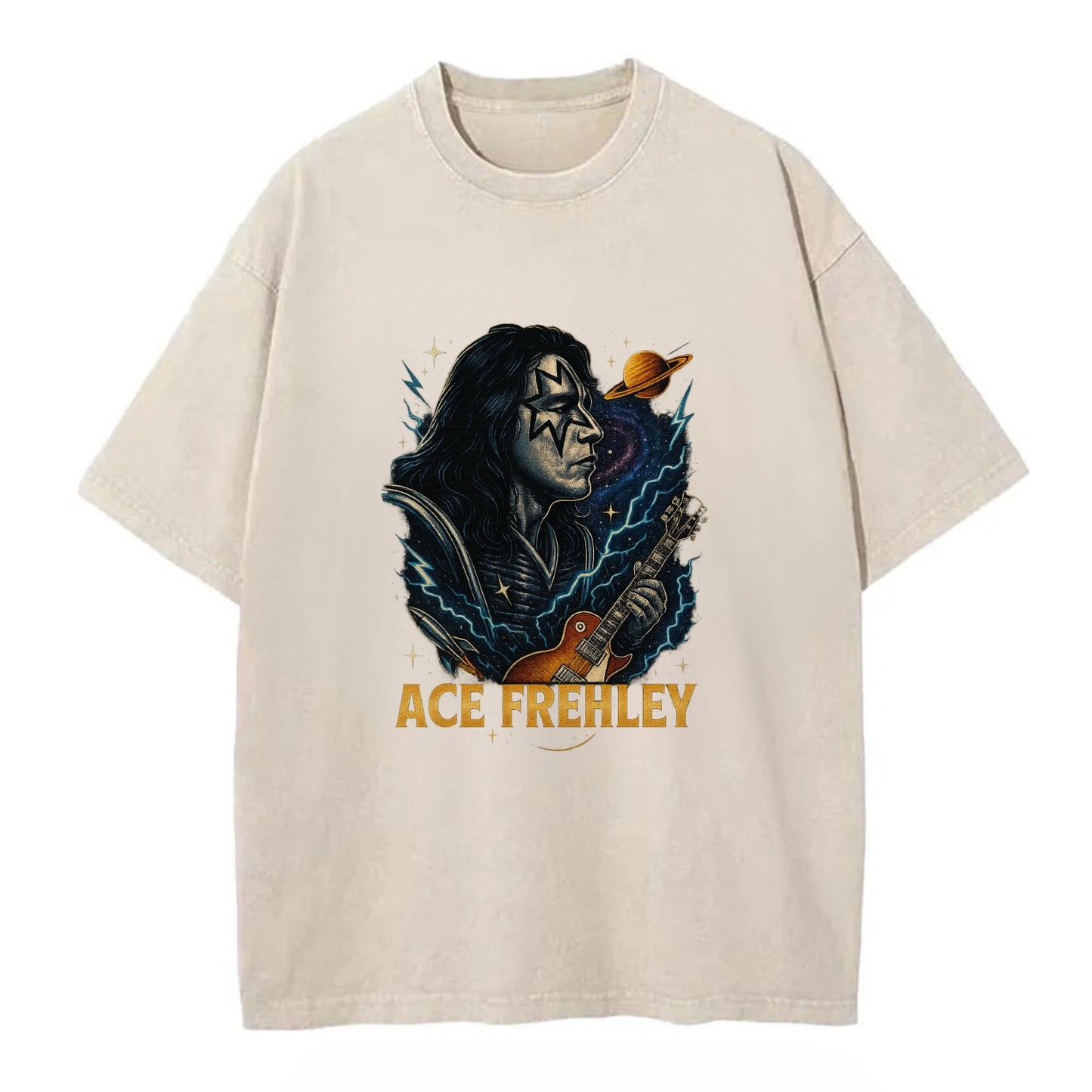 Icon Portrait - Vintage T-shirt - Off White