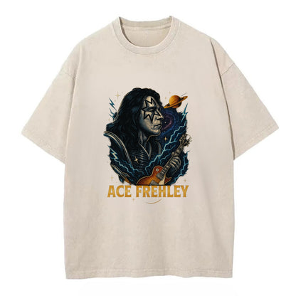 Icon Portrait - Vintage T-shirt - Off White