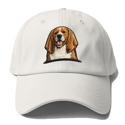 Buddy Beagle - Baseball Cap For Big Heads - Off White