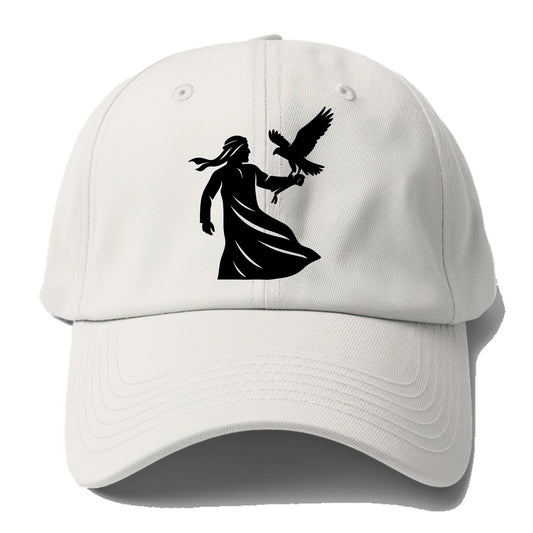 Arabian falconer with bird - Baseball Cap - Off White
