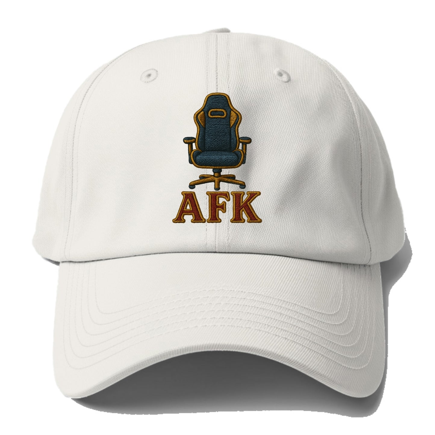 AFK   - Baseball Cap For Big Heads - Off White