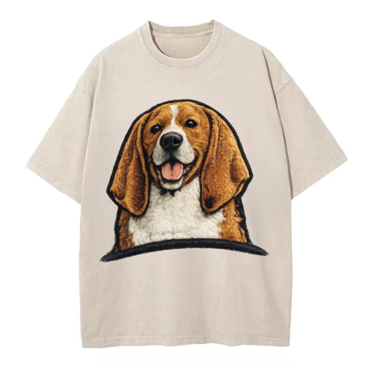 Buddy Beagle - Vintage T-shirt - Off White