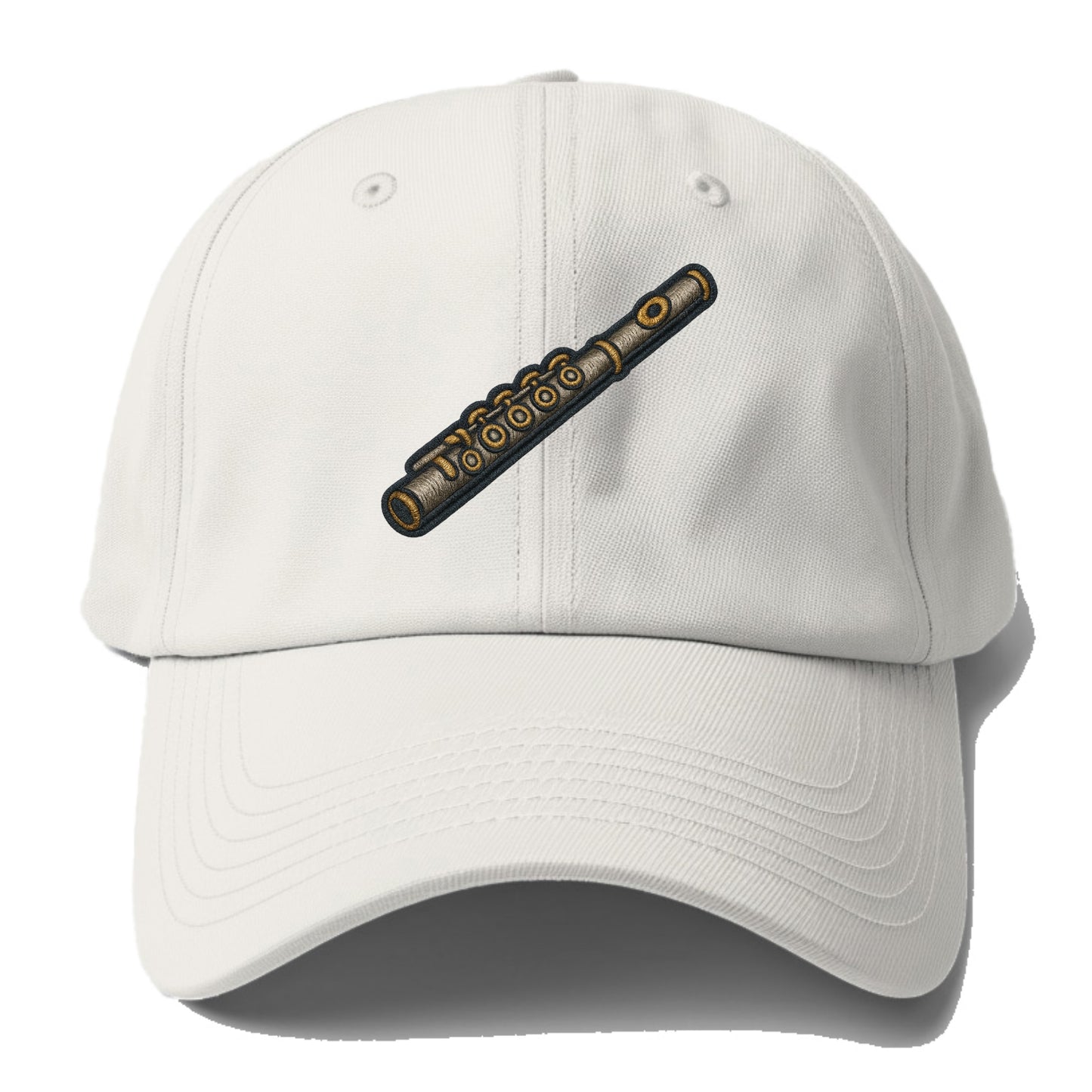 Flute  - Baseball Cap For Big Heads - Off White