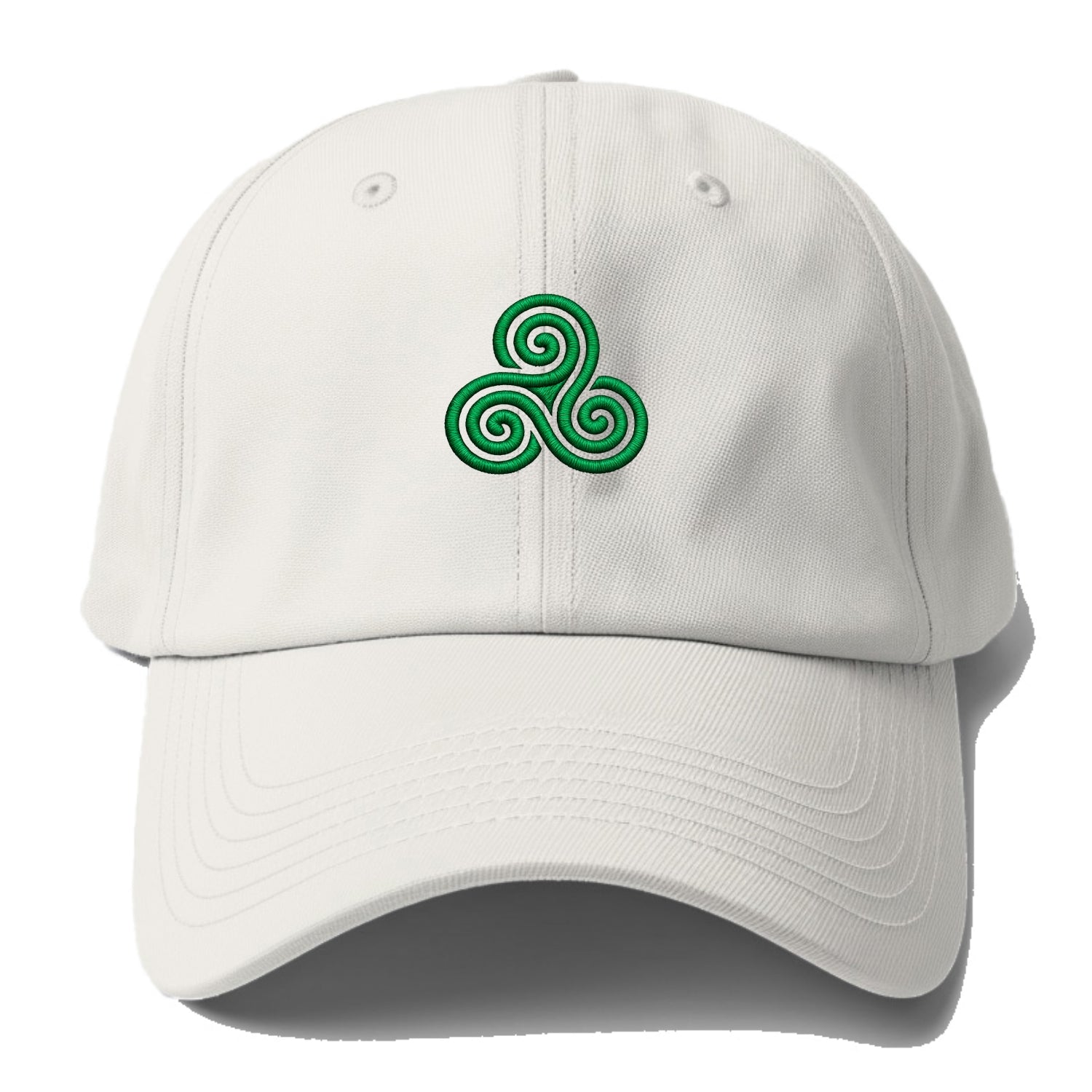 Triple Spiral - Baseball Cap - Off White