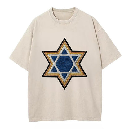 Star of David - Vintage T-shirt - Off White