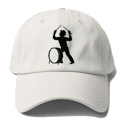 Drummer with drumsticks raised high - Baseball Cap - Off White
